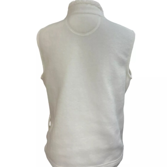 Croft & Barrow Womens Size Ps White Fleece Cardinal Embroidered Pockets holiday - Picture 4 of 4